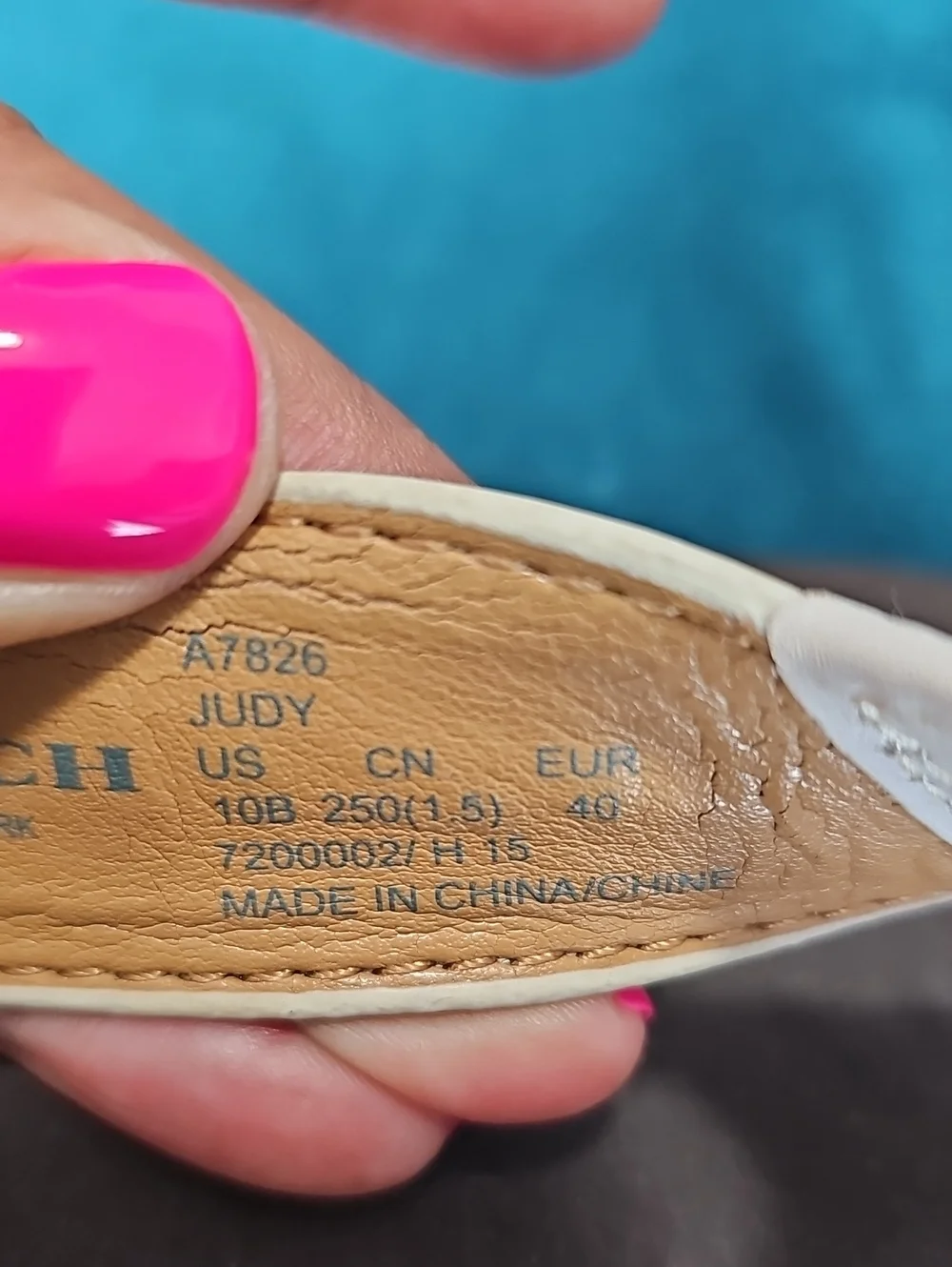 COACH Judy Flip-Flop Brown Signature Print Thong Sandals